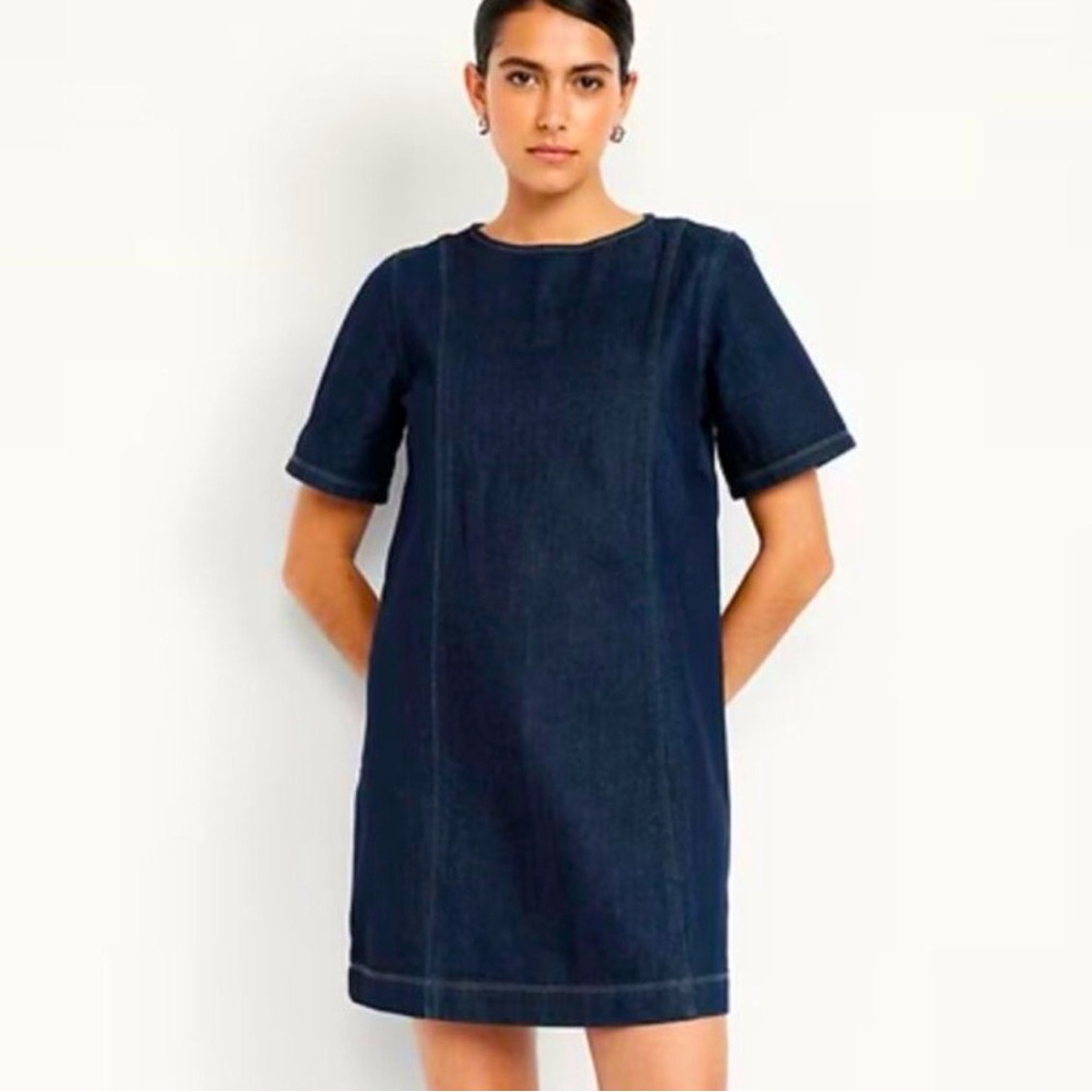 Old Navy denim mini dress. NWT. Size XS.